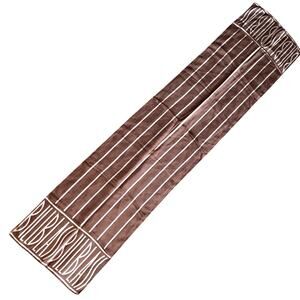 Vintage Bill Blass silk scarf rectangle tan & cream 1980’s designer spell out